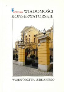 Wiadomości Konserwatorskie nr 8