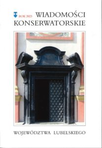 Wiadomości Konserwatorskie 2023