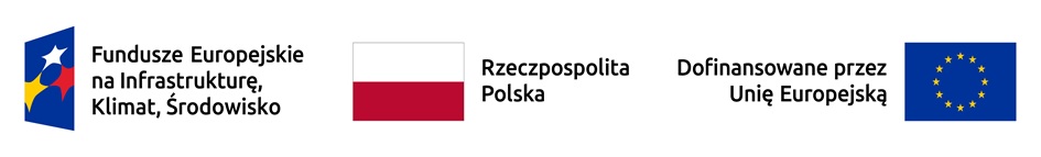 logo programu FEnIKS. flaga Polski, flaga Unii Europejskiej,